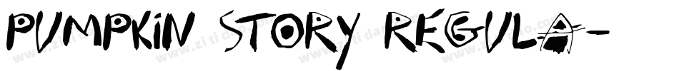 Pumpkin Story Regula字体转换